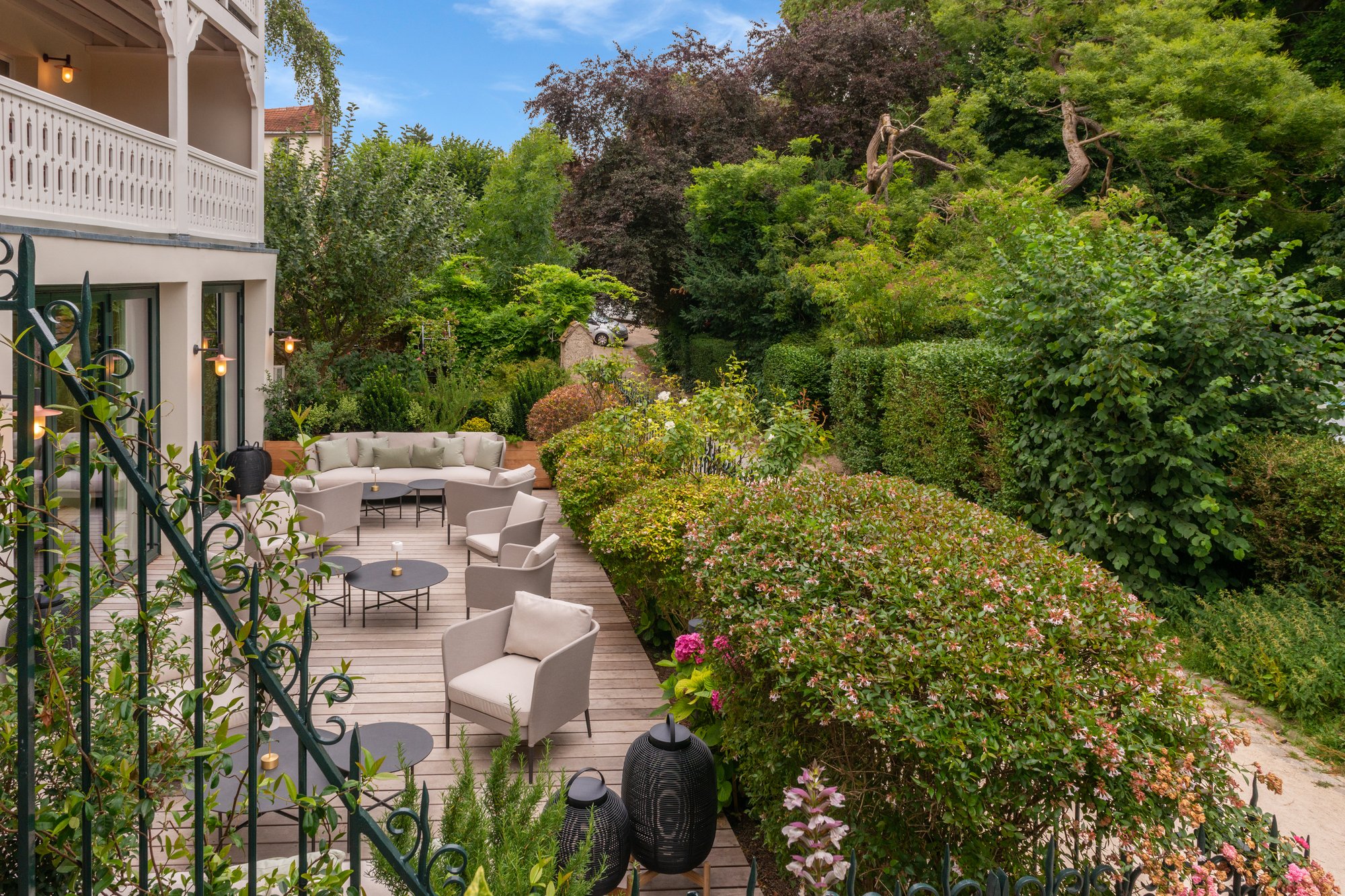 Terrasse restaurant le Corot Terrasse restaurant le Corot